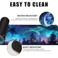 thumbnail image 4 of Desk Mat Decor Night Forest Large Gaming Mouse Pad Starry Sky with Moon Mousepad for Computer Office Keyboard Mat Laptop Big Mouse Pad Cute Desk Decor 31.5x11.8 in, 4 of 6