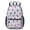 French Bulldog and Rose Purple Pattern, variant on German Shepherd and Icons Blue Pattern 17" Waterproof Oxford School Backpacks for Teens, S-Shape Padded Straps, for School, Travel, Hiking, Camping