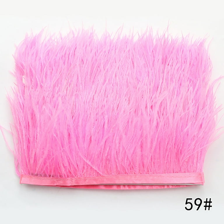 EUBUY 2 Meters Natural Ostrich Feather Boa Fluffy Costumes
