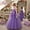 Purple, variant on Trendfront Girls Dress Crew Neck Sleeveless Floral Bowknot Long Formal Princess Gown Birthday Party Evening Gown 5-16 Years