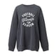 thumbnail image 2 of Gibobby Sudadera oversize mujer Sudadera suelta casual con estampado navideño de manga larga con cuello redondo para mujer de manga larga(Gris oscuro,XL), 2 of 4
