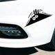thumbnail image 5 of Etiqueta engomada del emblema del coche del vinilo de la historieta del monstruo que mira a escondidas divertido 3D, 5 of 5