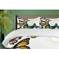 thumbnail image 4 of Ambesonne Colorful Duvet Cover Set, Monarch Shades Ombre, King, Multicolor, 4 of 6