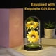 thumbnail image 3 of Sunflower Gifts for Women, Artificial Sunflowers In Glass Dome with LED Strip,Birthday,Mother's Day,Valentine's Day Gift, 3 of 5