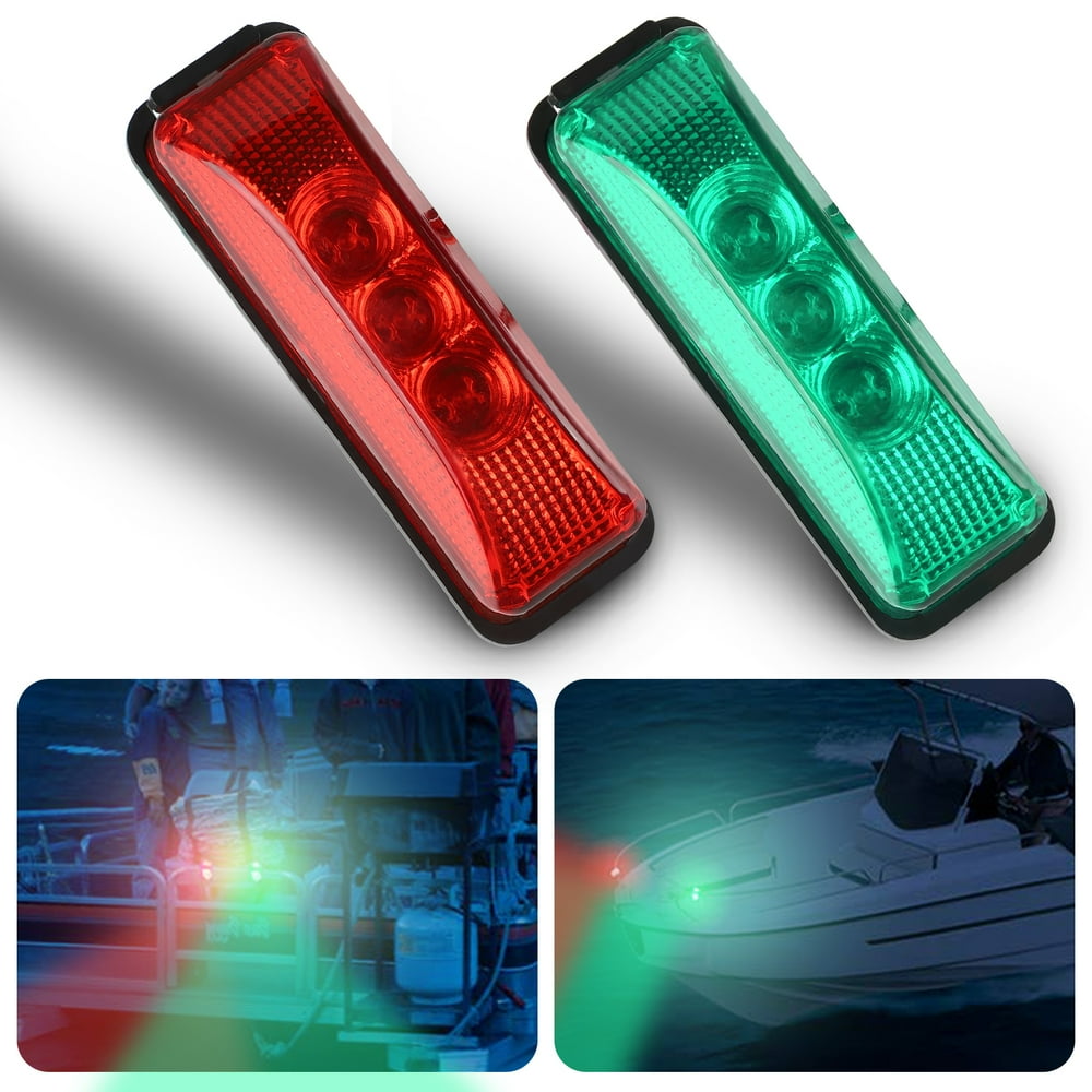 TSV 12V LED Boat Bow Navigation Light Fit for Marine Boat Vessel