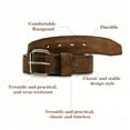 thumbnail image 5 of Men's Belt Big & Tall 56"-80" Genuine Leather Belt Reinforced Strap Casual Work Jean Extra Long Belts, 5 of 12