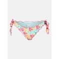thumbnail image 5 of No Boundaries Lettuce Edge Side Tie Bikini Bottoms, Women's XXS-XXL, 5 of 5