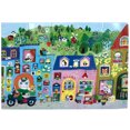 thumbnail image 3 of eeBoo: Yumi’s Village - 20 Piece Puzzle - 15x11" Jigsaw, Oversized Pieces, Vibrant Town & Shop Scene, Whimsical Animal Characters, Preschool, Kids 3+, 3 of 8