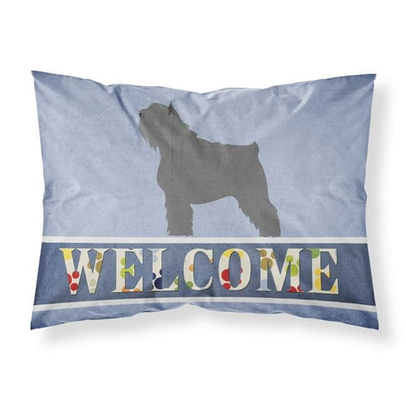 Carolines Treasures BB8302PILLOWCASE Bouvier Des Flandres Welcome Fabric Standard Pillowcase