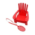 thumbnail image 1 of Milaget Miniature Rocking Chair Festive Scenes Hanging Ornament Photo Props Ornament Red, 1 of 9
