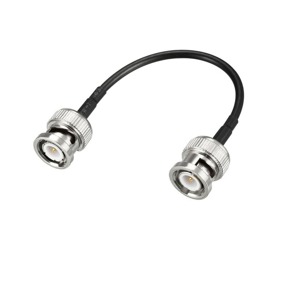 Uxcell BNC Male to Male Coaxial Jumper Cable 50 ohm 4inch RG174