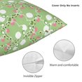 thumbnail image 3 of Wukai Cute Frog2 Premium Polyester Fleece Pillow Covers with Hidden Zipper Closure,Luxuriously Soft and Durable-24"x24", 3 of 7