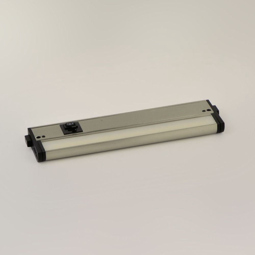 Maxim Lighting 89863SN 12 in. CounterMax 5K 2700-5000K LED Under Cabinet Light, Satin Nickel