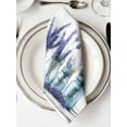 thumbnail image 2 of nqOlkjepod Spring Lavender Flower Cloth Napkins Set of 4 Reusable Dinner Napkins, Botanical Floral Plant Vase Cocktail Napkin Washable Table Napkins for Wedding/Holiday Party/Baby Shower 20"x20", 2 of 8