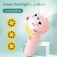 thumbnail image 2 of TIELUTT Slide Projector Flashlight Projection Lamp Toy Slideshow Flashlight Lamp Planetarium Night Light for Girls Room Changing Dresser with Top Ceiling Light Show Projector Kids Planet Projector, 2 of 7