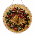 thumbnail image 2 of Christmas Hummingbird Suncatcher Diamond Art Kit, 7.87 in DIY Crystal Bead Painting Pendant with PET Base and Hanging Chain for Bird Lover Gift, Window, Door and Holiday Decor, 2 of 9
