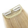 thumbnail image 6 of MY-LADY Invisible Short Clip In Remy Human Hair Extensions Side Patch Hair Pad Hairpiece Topper For Thicker #24 Natural Blonde 8inch, 6 of 10
