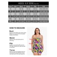 thumbnail image 3 of Ocean Blues Women's and Women's Plus Size Swimwear Bandeau One Piece Boyleg Jumpsuit Bathing Suits , Size Medium, 3 of 7