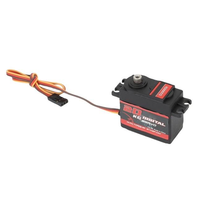 Digital Servo with Wire, High Torsion Servo Motor Metal Gear High Speed Micro Servo for RC Planes, Cars, Robotics