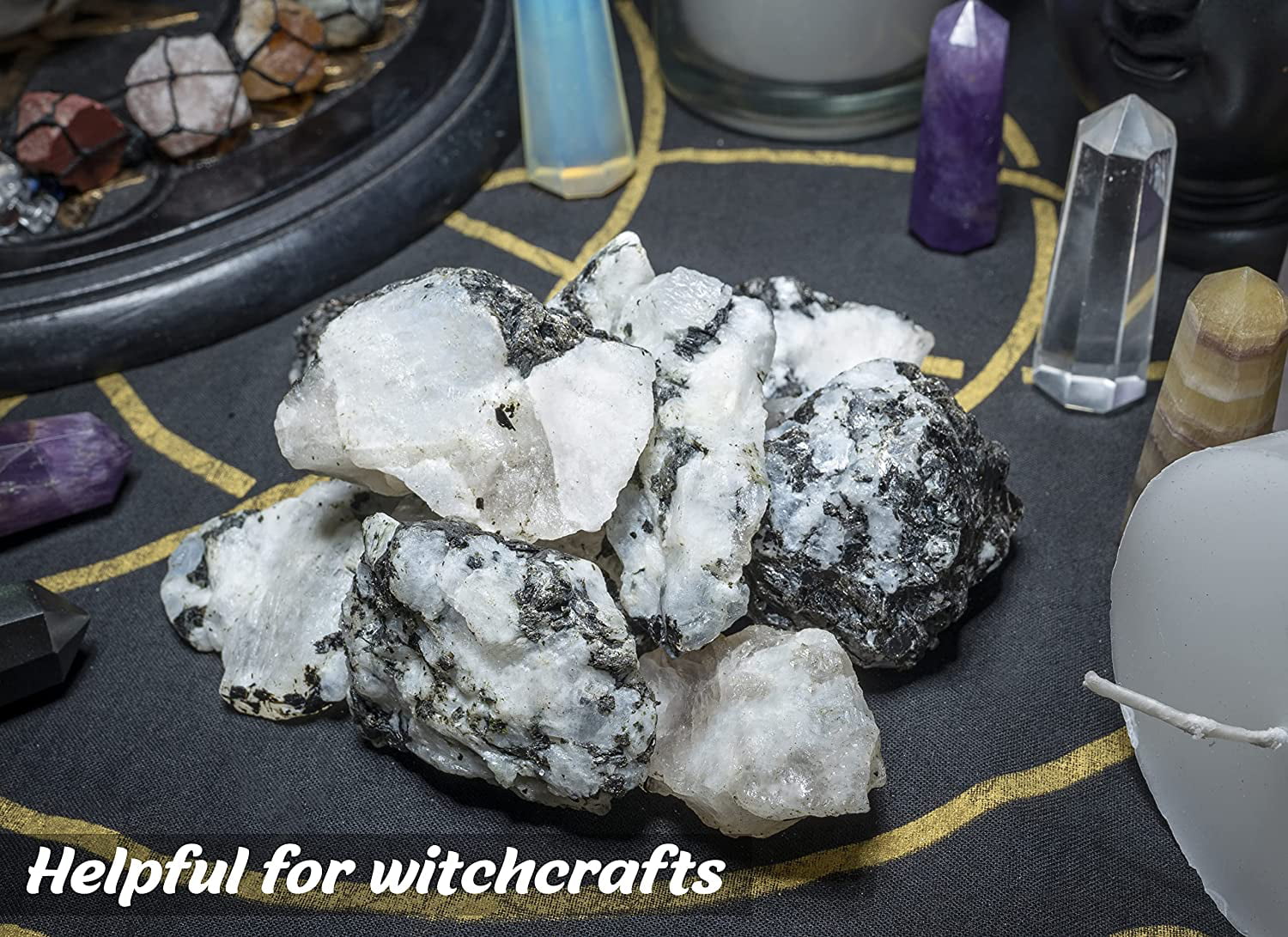 Details about   1/4lb Natural Gray moonstone Tumbled Stones Bulk Labradorite Crystals Reiki 