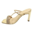thumbnail image 3 of Gold Rhinestone Open Toe Stiletto Heel, 3 of 8