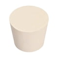 thumbnail image 3 of Unique Bargains Tapered Shaped Solid Rubber Stopper for Lab Tube Stopper 1.14" x 1.46" x1.22" White 10Pcs, 3 of 5