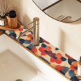 thumbnail image 2 of Yayeee Faucet Mat for Kitchen Sink 14.7" Diatomite Long Splash Guard Pad, Flowers Pattern, 2 Pack, 2 of 7
