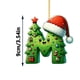 thumbnail image 1 of Rapeiae 2D Acrylic Christmas Tree 26 Letter Pendant Decorative Gift Family Christmas Party Pendants, 1 of 5