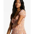 thumbnail image 4 of Billabong Women's Dream Floral Daisy Puff Sleeve Fit & Flare Mini Dress (Small, Multi), 4 of 8