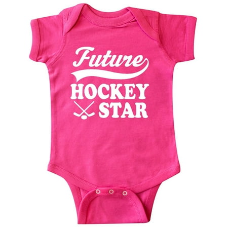 

Inktastic Future Hockey Star childs sports Gift Baby Boy or Baby Girl Bodysuit