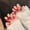 Extra small XS, variant on Yihe Nail Art, Ping An Fruit Bite Apple Cat's Eye Christmas Nail Art Bow White Removable Wear Nail