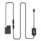 thumbnail image 1 of Batería ficticia Cable USB tipo C PD a acoplador de CC de batería simulada DMW-DCC12 DMW-BLF19 de repuesto para Panasonic LUMIX DMC-GH3 DMC-GH4 DMC-GH3K DMC-GH4K DC-GH5 DC-G9 Romacci  Batería ficticia, 1 of 7