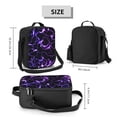 thumbnail image 2 of Xecao Galaxy Lightning for Insulated Lunch Bag for Work School Travel with Adjustable Strap and Zipper Closure Lightweight Thermal Bento Tote, 2 of 7