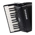 thumbnail image 4 of Hohner Bravo II 48 Accordion With Black Bellows - Black, 4 of 6