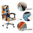 thumbnail image 5 of Funda para silla de oficina (L), universal, elástica, de microfibra, lavable, para silla de oficina, elástica, cómoda, 5 of 5