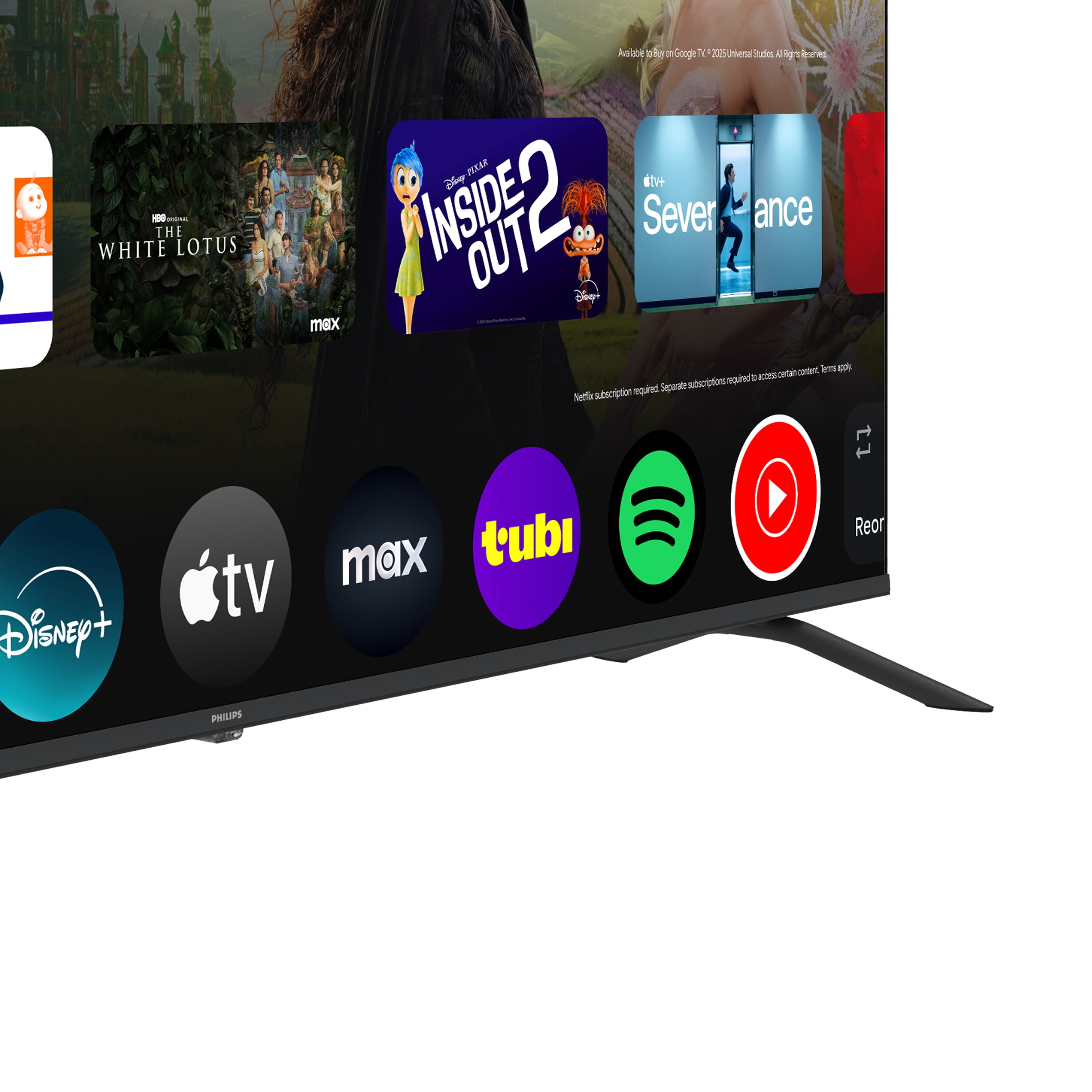 Philips 65" Class QLED 4K UHD (2160p) Google Smart TV (65PQL7456/F7)