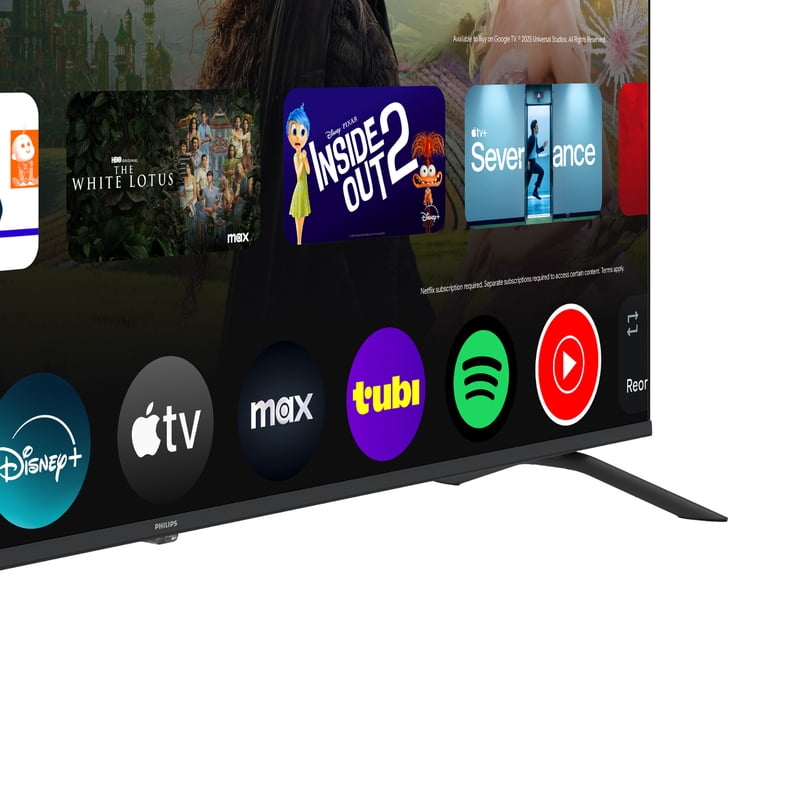 Philips 65" Class QLED 4K UHD (2160p) Google Smart TV (65PQL7456/F7) feature detail