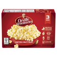thumbnail image 1 of Orville Redenbacher Extra Buttery Microwave Popcorn, 100% Whole Grain Popcorn, Non‑GMO Popcorn, Gluten Free, High Source of Fibre, 246g (3 x 82 g), 1 of 7