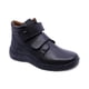 thumbnail image 1 of Zapato escolar Audaz para niño de piel negro con doble tira de contacto, 1 of 5