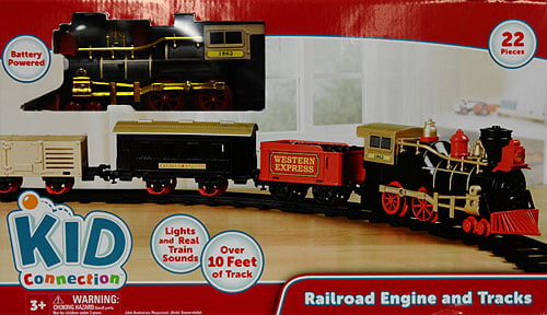 Kid Connection Railroad Engine and Tracks 22 PC Battery Operated B106 for sale online 