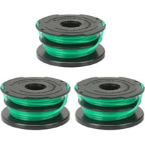 EFD-080 Trimmer Replacement Spool line 20ft 0.080" Compatible with Black and Decker LST560C 90635923,885911487801,OF50150TS 60 Volt EASYFEED Dual-Line String Trimmer Edger 3 Pack