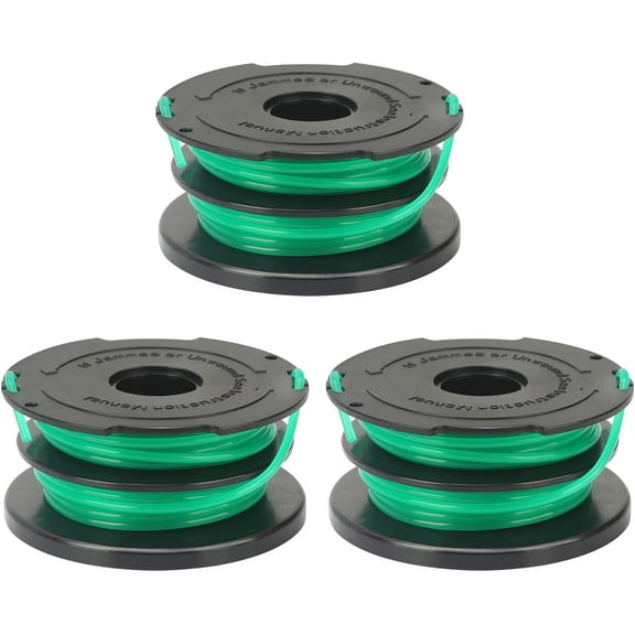 EFD-080 Trimmer Replacement Spool line 20ft 0.080" Compatible with Black and Decker LST560C 90635923,885911487801,OF50150TS 60 Volt EASYFEED Dual-Line String Trimmer Edger 3 Pack