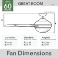 thumbnail image 7 of Hunter Neuron 60 Led Neuron 60" 3 Blade Smart Led Indoor Ceiling Fan - Silver, 7 of 7