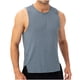 thumbnail image 2 of pstuiky Camisetas sin mangas para hombre, Pantalones cortos deportivos y de fitness de cuello redondo de color liso para hombre. Camisas de hombre m, 2 of 6
