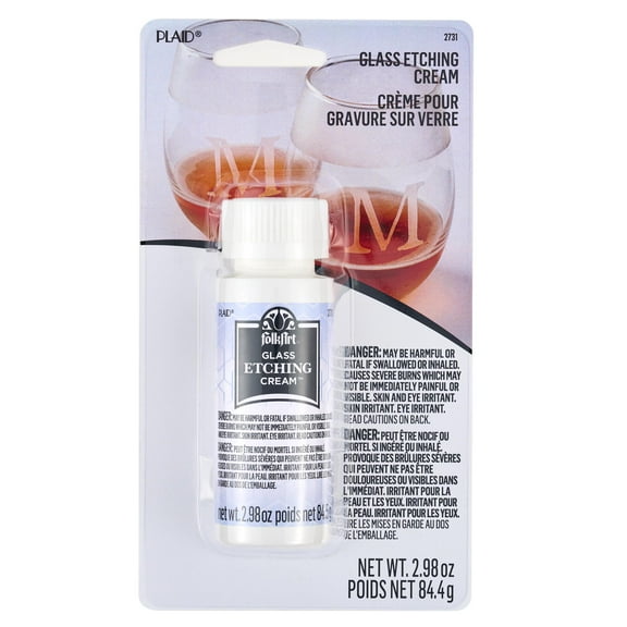 FolkArt Glass Etching Cream, 2.98 oz