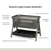 Open Box Monbebe Height-Adjustable Baby Bassinet, Castle Point, Infant