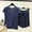 Blue, variant on Pajama Set For Women V Neck Sleeveless Top Ruffle Trim Shorts Loungewear Summer Weekend Casual Home Vibes Lazy Days Office Leisure Restful Sleep Comfort
