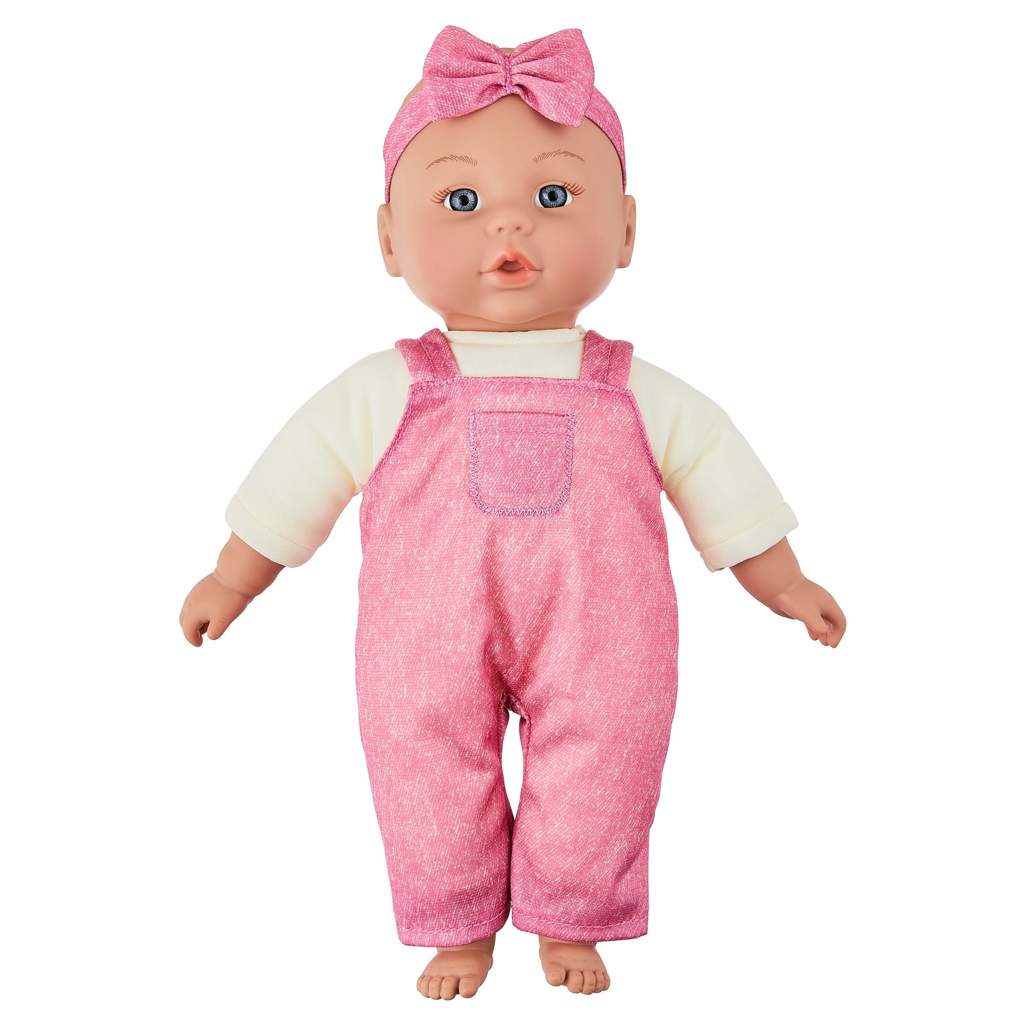 My Sweet Love 12-Inch Soft Baby Doll with Pink Outfit & Bow Headband, Cuddle Doll for Nurturing Pretend Play