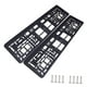 thumbnail image 2 of 2 piezas de accesorios para de matrícula de con tornillos de repuesto decorativos negros, 2 of 9