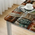 thumbnail image 4 of nygtbtfer  Teal Blue Brookside Autumn Farmyard Vinyl Flannel Backed Tablecloth, Farm to Table Thanksgiving Fall Cottage Harvest Wipe Clean Vinyl Tablecloths, 4 of 7